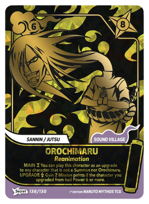 Naruto Mythos TCG - Konoha Shido - Orochimaru - (Reanimation) - KS-138 - Secret