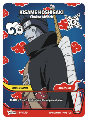 Naruto Mythos TCG - Konoha Shido - Kisame Hoshigaki - (Chakra Absorb) - KS-144 - Mythos