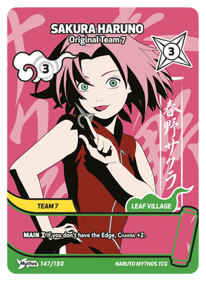 Naruto Mythos TCG - Konoha Shido - Sakura Haruno - (Original Team 7) - KS-147 - Mythos