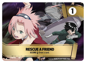 Naruto Mythos TCG - Konoha Shido - Rescue a Friend - KS-M06 - Common