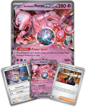 Pokémon TCG - Team Rocket’s Mewtwo ex Box