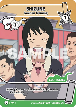 Naruto Mythos TCG - Shinobi Shiren - Shizune - (Jonin in Training) - SS-003-C - Common