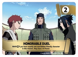 Naruto Mythos TCG - Shinobi Shiren - Honorable Duel - (Honorable Duel) - SS-003-MMS - Mythos