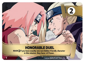 Naruto Mythos TCG - Shinobi Shiren - Honorable Duel - (Honorable Duel) - SS-003_2-MMS - Mythos