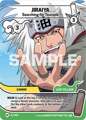 Naruto Mythos TCG - Shinobi Shiren - Jiraiya - (Searching for Tsunade) - SS-004-UC - Uncommon