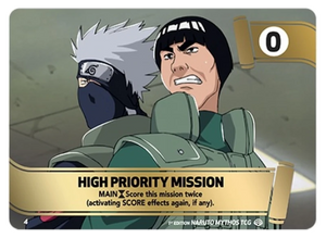 Naruto Mythos TCG - Shinobi Shiren - High Priority Mission - (High Priority Mission) - SS-004_2-MMS - Mythos