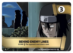 Naruto Mythos TCG - Shinobi Shiren - Behind Enemy Lines - (Behind Enemy Lines) - SS-009-MMS - Mythos