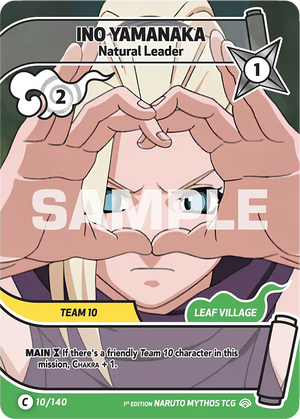 Naruto Mythos TCG - Shinobi Shiren - Ino Yamanaka - (Natural Leader) - SS-010-C - Common
