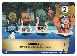 Naruto Mythos TCG - Shinobi Shiren - Sabotage - (Sabotage) - SS-010-MMS - Mythos