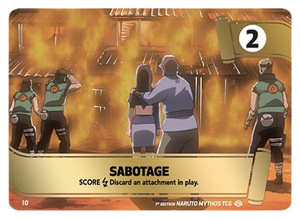 Naruto Mythos TCG - Shinobi Shiren - Sabotage - (Sabotage) - SS-010_2-MMS - Mythos