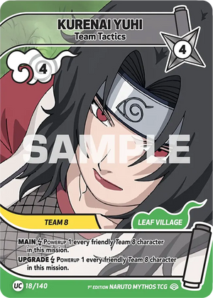 Naruto Mythos TCG - Shinobi Shiren - Kurenai Yuhi - (Team Tactics) - SS-018-UC - Uncommon