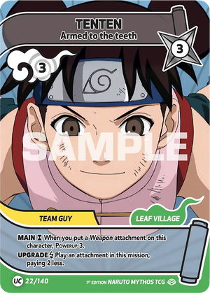 Naruto Mythos TCG - Shinobi Shiren - Tenten - (Armed to the teeth) - SS-022-UC - Uncommon