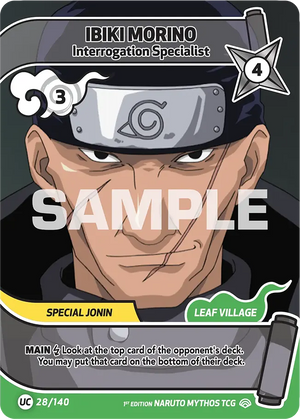Naruto Mythos TCG - Shinobi Shiren - Ibiki Morino - (Interrogation Specialist) - SS-028-UC - Uncommon