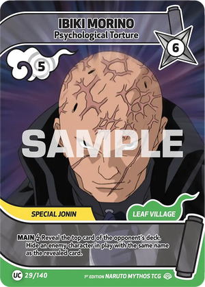 Naruto Mythos TCG - Shinobi Shiren - Ibiki Morino - (Psychological Torture) - SS-029-UC - Uncommon