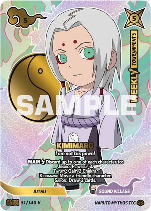 Naruto Mythos TCG - Shinobi Shiren - Kimimaro - (I am not his pawn) - SS-031-CHIBIV - Chibi V