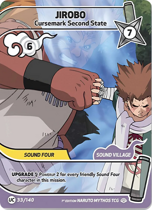 Naruto Mythos TCG - Shinobi Shiren - Jirobo - (Cursemark Second State) - SS-033-UC - Uncommon