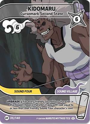 Naruto Mythos TCG - Shinobi Shiren - Kidomaru - (Cursemark Second State) - SS-035-UC - Uncommon