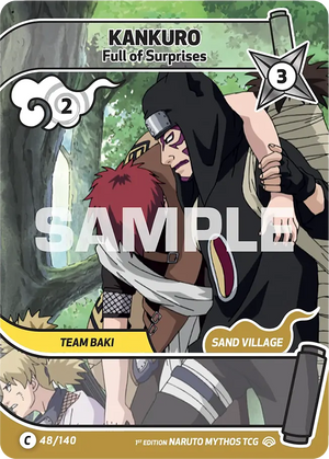 Naruto Mythos TCG - Shinobi Shiren - Kankuro - (Full of Surprises) - SS-048-C - Common