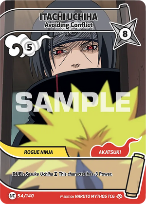Naruto Mythos TCG - Shinobi Shiren - Itachi Uchiha - (Avoiding Conflict) - SS-054-UC - Uncommon
