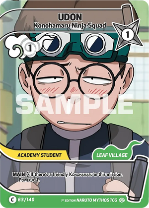 Naruto Mythos TCG - Shinobi Shiren - Udon - (Konohamaru Ninja Squad) - SS-063-C - Common