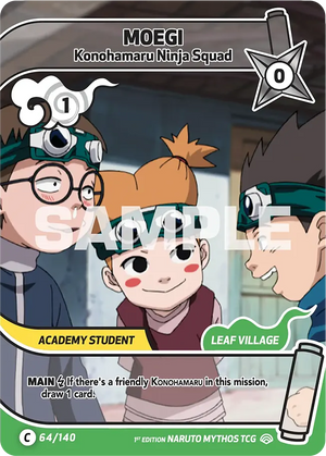 Naruto Mythos TCG - Shinobi Shiren - Moegi - (Konohamaru Ninja Squad) - SS-064-C - Common