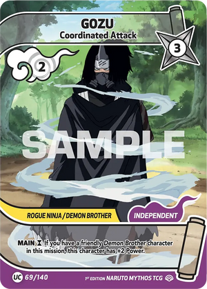 Naruto Mythos TCG - Shinobi Shiren - Gozu - (Coordinated Attack) - SS-069-UC - Uncommon