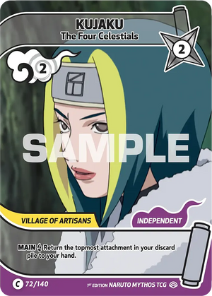 Naruto Mythos TCG - Shinobi Shiren - Kujaku - (The Four Celestials) - SS-072-C - Common