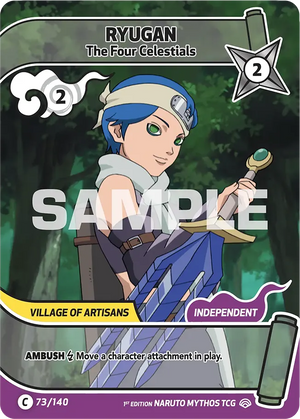 Naruto Mythos TCG - Shinobi Shiren - Ryugan - (The Four Celestials) - SS-073-C - Common