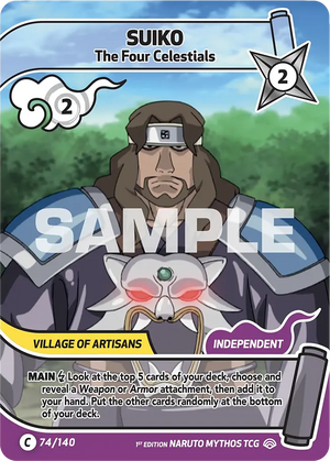 Naruto Mythos TCG - Shinobi Shiren - Suiko - (The Four Celestials) - SS-074-C - Common