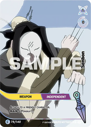 Naruto Mythos TCG - Shinobi Shiren - Senbon - SS-079-C - Common