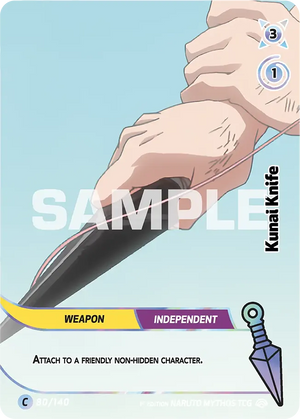 Naruto Mythos TCG - Shinobi Shiren - Kunai Knife - SS-080-C - Common
