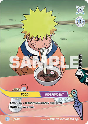 Naruto Mythos TCG - Shinobi Shiren - Ramen - SS-081-C - Common