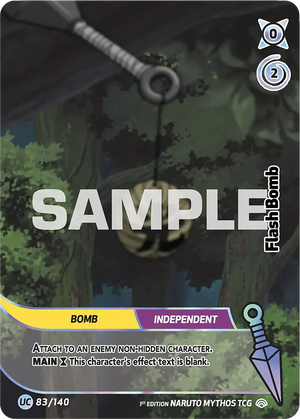 Naruto Mythos TCG - Shinobi Shiren - Flash Bomb - SS-083-UC - Uncommon