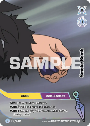 Naruto Mythos TCG - Shinobi Shiren - Smoke Bomb - SS-086-C - Common