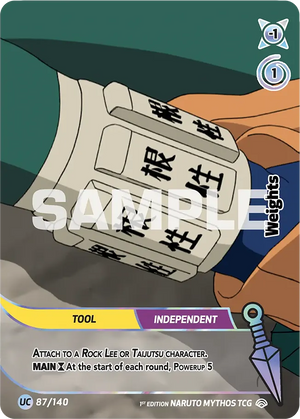 Naruto Mythos TCG - Shinobi Shiren - Weights - SS-087-UC - Uncommon