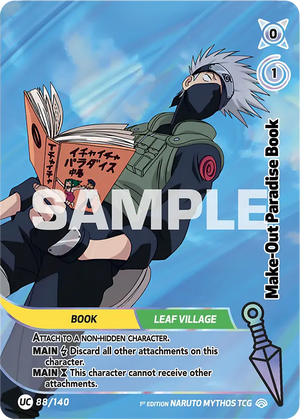 Naruto Mythos TCG - Shinobi Shiren - Make-out Paradise Book - SS-088-UC - Uncommon
