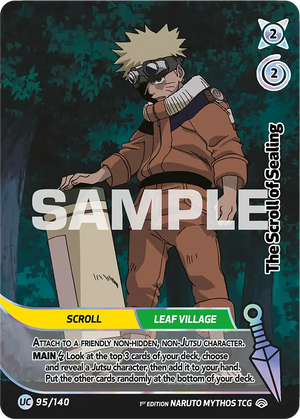 Naruto Mythos TCG - Shinobi Shiren - The Scroll Of Sealing - SS-095-UC - Uncommon