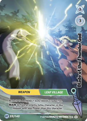 Naruto Mythos TCG - Shinobi Shiren - Blade Of The Thunder God - SS-099-UC - Uncommon