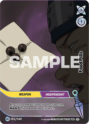 Naruto Mythos TCG - Shinobi Shiren - Food Pills - SS-102-UC - Uncommon