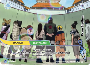 Naruto Mythos TCG - Shinobi Shiren - Exam Stadium - SS-108-C - Common
