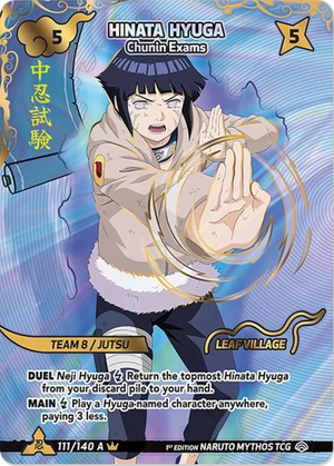 Naruto Mythos TCG - Shinobi Shiren - Hinata Hyuga - (Chunin Exams) - SS-111-SHINOBIV - Shinobi V