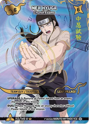 Naruto Mythos TCG - Shinobi Shiren - Neji Hyuga - (Chunin Exams) - SS-112-SHINOBIV - Shinobi V