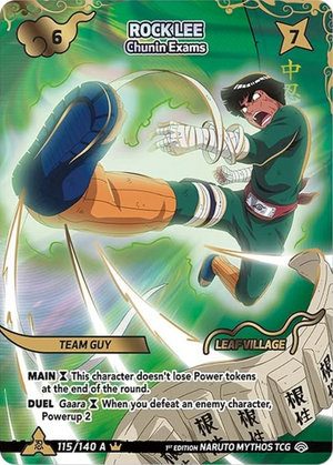 Naruto Mythos TCG - Shinobi Shiren - Rock Lee - (Chunin Exams) - SS-115-SHINOBIV - Shinobi V