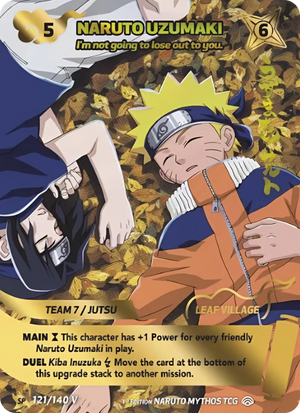Naruto Mythos TCG - Shinobi Shiren - Naruto Uzumaki - (I'm not going to lose out to you.) - SS-121-SPV - Special V