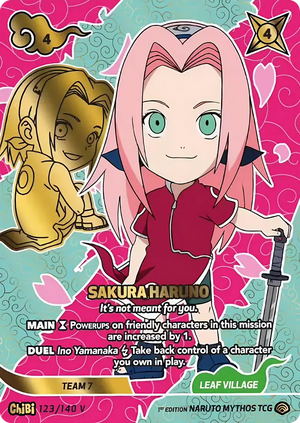 Naruto Mythos TCG - Shinobi Shiren - Sakura Haruno - (It's not meant for you.) - SS-123-CHIBIV - Chibi V