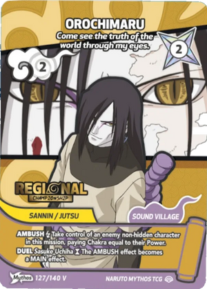 Naruto Mythos TCG - Shinobi Shiren - Orochimaru - ("Come see the truth of the world through my eyes.") - SS-127-MV - Mythos V