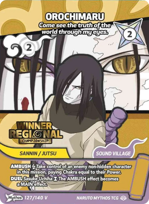Naruto Mythos TCG - Shinobi Shiren - Orochimaru - ("Come see the truth of the world through my eyes.") - SS-127_2-MV - Mythos V