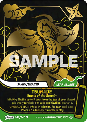 Naruto Mythos TCG - Shinobi Shiren - Tsunade - (Battle of the Sannin) - SS-141-S - Secret
