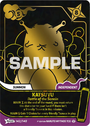 Naruto Mythos TCG - Shinobi Shiren - Katsuyu - (Battle of the Sannin) - SS-142-S - Secret