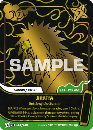 Naruto Mythos TCG - Shinobi Shiren - Jiraiya - (Battle of the Sannin) - SS-144-S - Secret